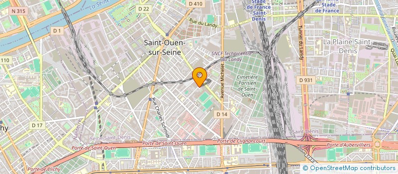 localisation de l'entreprise COLLECTIF à SAINT-OUEN-SUR-SEINE