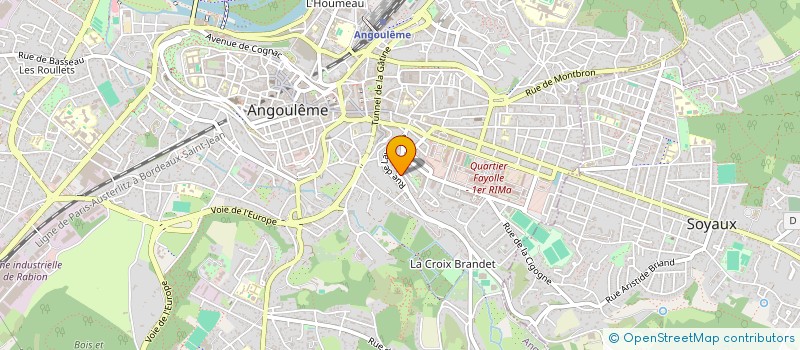 localisation de l'entreprise COLLECTIF A à ANGOULEME