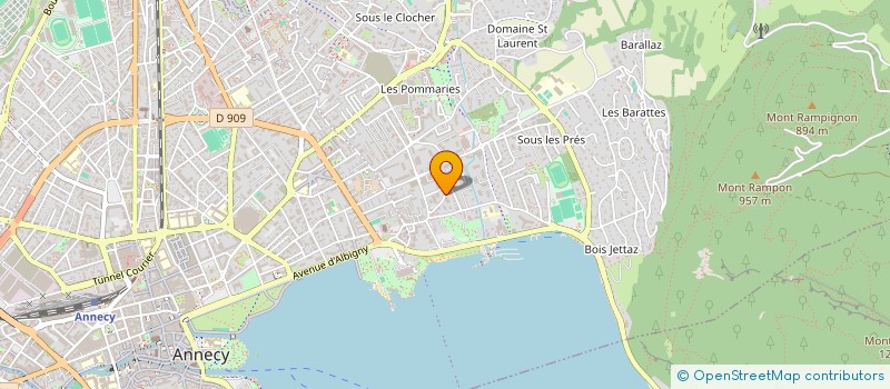 localisation de l'entreprise COLLECTIF A - ALEXANDRE COLLOMB  ANNECY