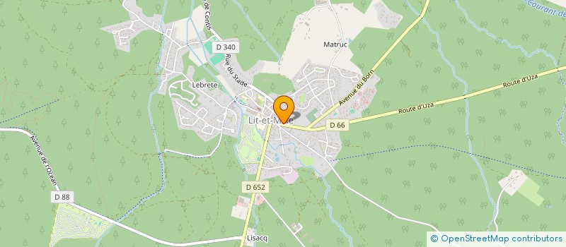 localisation de l'entreprise COLLECTIF ABEBA  LIT-ET-MIXE