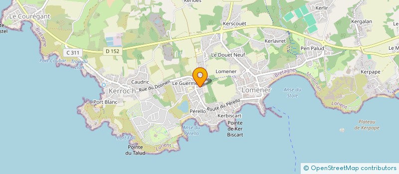 localisation de l'entreprise COLLECTIF ACCORDEON DIATONIQUE  PLOEMEUR