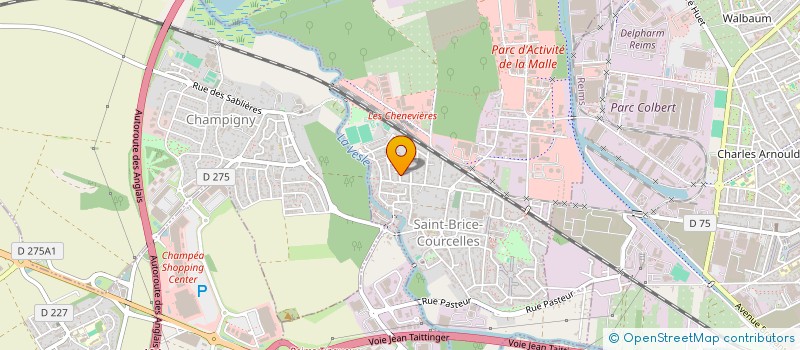 localisation de l'entreprise COLLECTIF ADN  SAINT-BRICE-COURCELLES