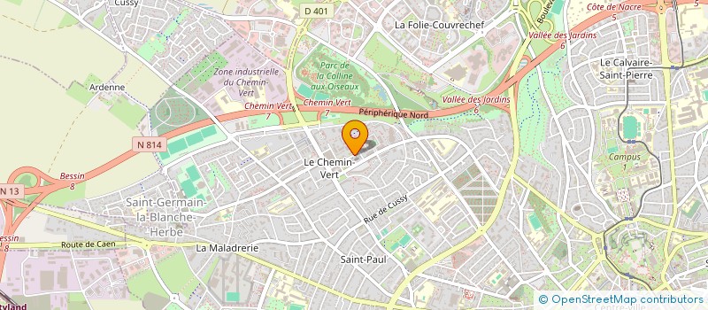 localisation de l'entreprise COLLECTIF AFRICAIN DE SOLIDARITE à CAEN