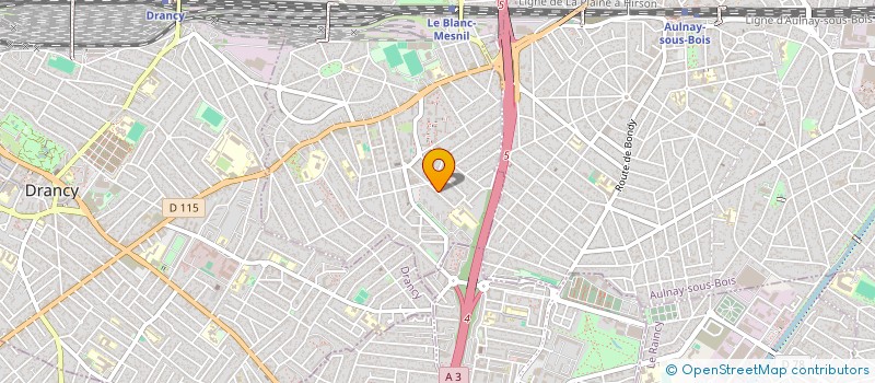 localisation de l'entreprise COLLECTIF AGIR ENSEMBLE POUR L'EGALITE DES CHANCES à LE BLANC-MESNIL
