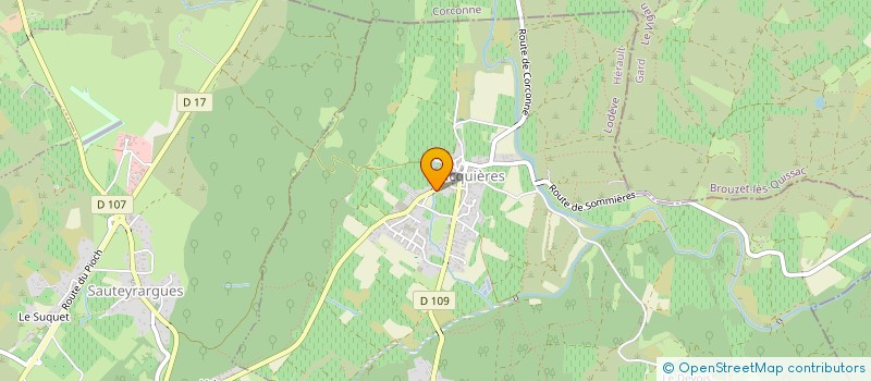 localisation de l'entreprise COLLECTIF AGRICOLE DE RESILIENCE ET D'ADAPTATION POUR LE FUTUR DES EXPLOITATIONS (C.A.R.A.F.E)  VACQUIERES