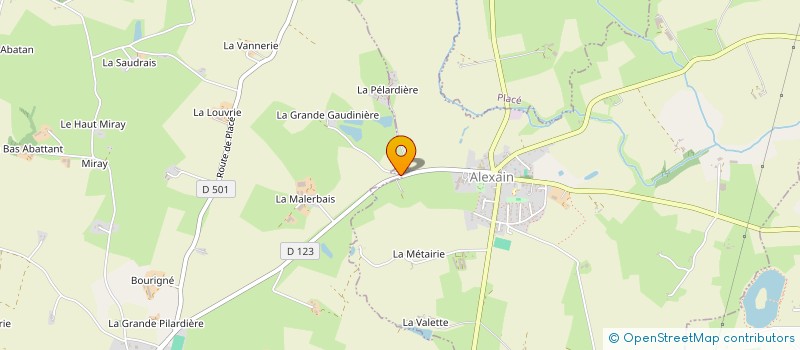 localisation de l'entreprise COLLECTIF AGROBIOLOGIQUE DES VIGNERONS DE LA MAYENNE à MONTFLOURS