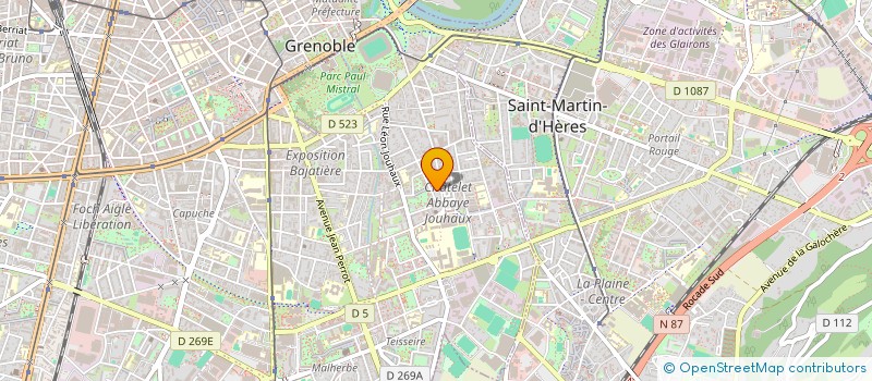 localisation de l'entreprise COLLECTIF AIDE SOCIAL à GRENOBLE