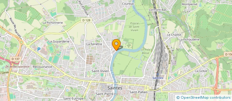 localisation de l'entreprise COLLECTIF AMPLIFIE  SAINTES