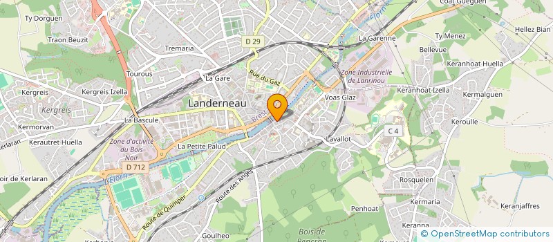 localisation de l'entreprise COLLECTIF ANCRES à LANDERNEAU