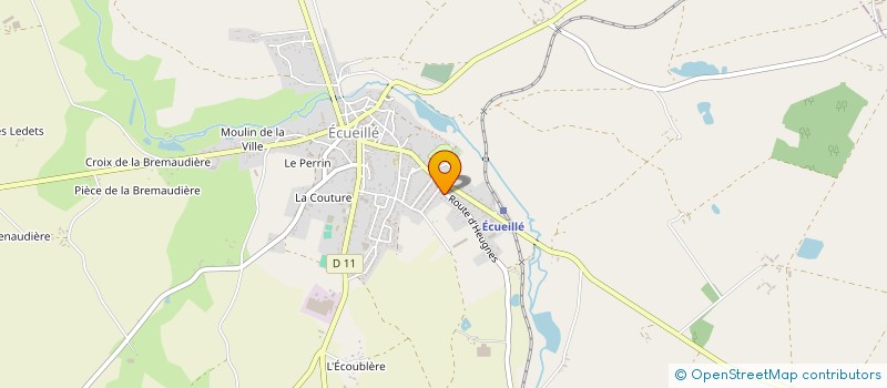 localisation de l'entreprise COLLECTIF ANIMAL 36 à JEU-MALOCHES