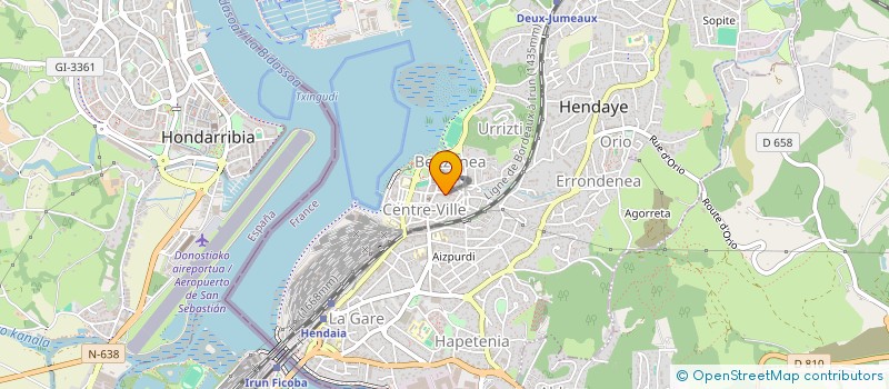 localisation de l'entreprise COLLECTIF ARGIA  HENDAYE