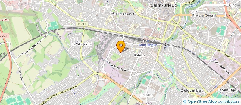 localisation de l'entreprise COLLECTIF ARMOR KIZOMBA à SAINT-BRIEUC