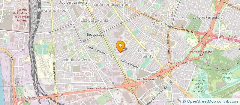 localisation de l'entreprise COLLECTIF ARRAKIS  LYON