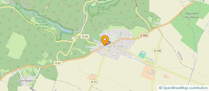 localisation de l'entreprise COLLECTIF ART EN TRANSE  CERNAY-LA-VILLE