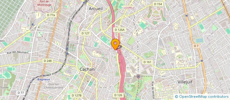 localisation de l'entreprise COLLECTIF ART SPES à CACHAN
