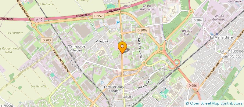 localisation de l'entreprise COLLECTIF ARTISTES CONTEMPORAINS 41  BLOIS