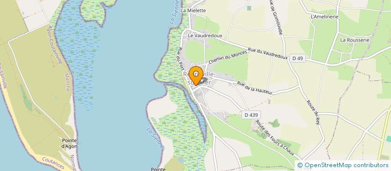 localisation de l'entreprise COLLECTIF ARTISTIQUE DES BORDS DE SIENNE  REGNEVILLE-SUR-MER