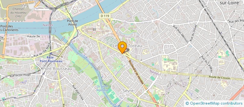 localisation de l'entreprise COLLECTIF ARTISTIQUE L'EQUIPAGE à NANTES