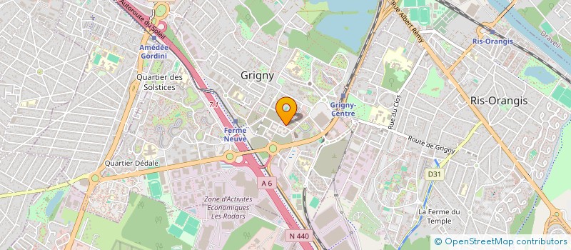localisation de l'entreprise COLLECTIF ASSISTANCE ET SOLIDARITE DES FOUMBOUNIENS à GRIGNY