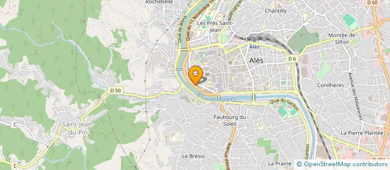 localisation de l'entreprise COLLECTIF ASSOCIATIF DU BASSIN ALESIEN à ALES