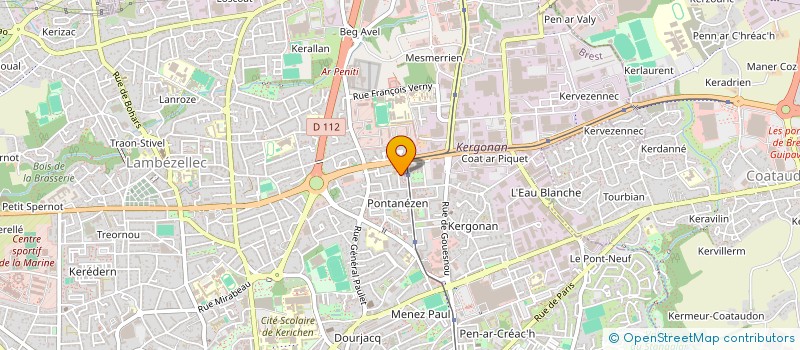localisation de l'entreprise COLLECTIF ASTRONOMIE LOISIRS BRETAGNE à BREST