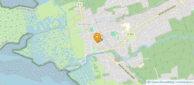 localisation de l'entreprise COLLECTIF AUDENGEOIS DE PREVENTION DES INCENDIES DE FORET  AUDENGE