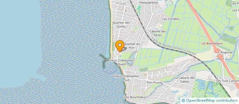 localisation de l'entreprise COLLECTIF AUDIOVISUEL LUCIDE à CHATELAILLON-PLAGE