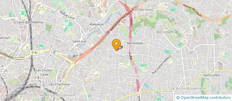 localisation de l'entreprise COLLECTIF AUTOMNE 14  MARSEILLE