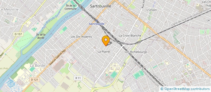 localisation de l'entreprise COLLECTIF AUTONOME DE PARENTS D'ELEVES SOLIDAIRES (C.A.P.E.S.) à SARTROUVILLE