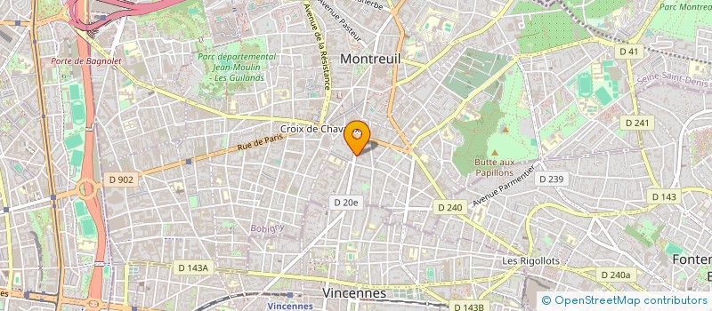 localisation de l'entreprise COLLECTIF AZROCK à MONTREUIL