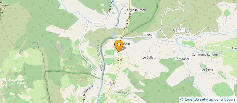 localisation de l'entreprise COLLECTIF BANDIDEYGUES  CORNILLAC