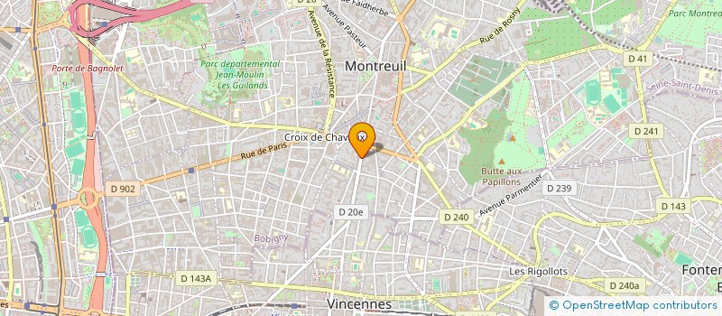 localisation de l'entreprise COLLECTIF BARA à MONTREUIL