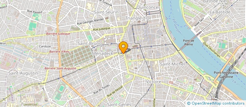 localisation de l'entreprise COLLECTIF BIENVENUE  BORDEAUX