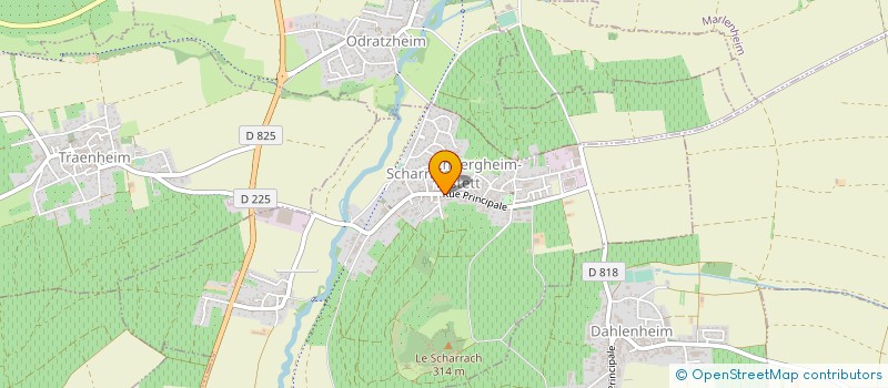 localisation de l'entreprise COLLECTIF BIENVENUE  SCHARRACHBERGHEIM-IRMSTETT