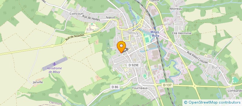 localisation de l'entreprise COLLECTIF BON ESPRIT  MOUY