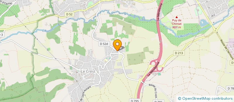 localisation de l'entreprise COLLECTIF BOUGE TA VIE  LE CENDRE