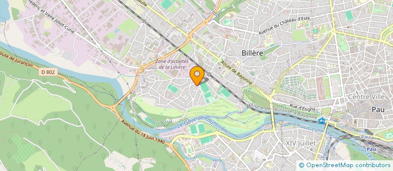 localisation de l'entreprise COLLECTIF CARITATIF DE BILLERE à BILLERE