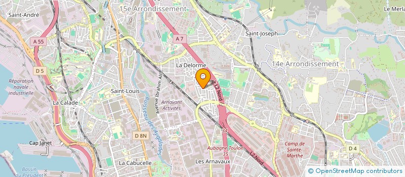 localisation de l'entreprise COLLECTIF CASTORS DE SERVIERES DES VICTIMES DE LA L2 à MARSEILLE 15EME