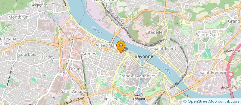 localisation de l'entreprise COLLECTIF CFA 64 à BAYONNE