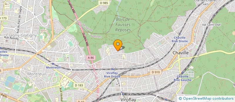 localisation de l'entreprise COLLECTIF CHANGER DE CAP  VIROFLAY