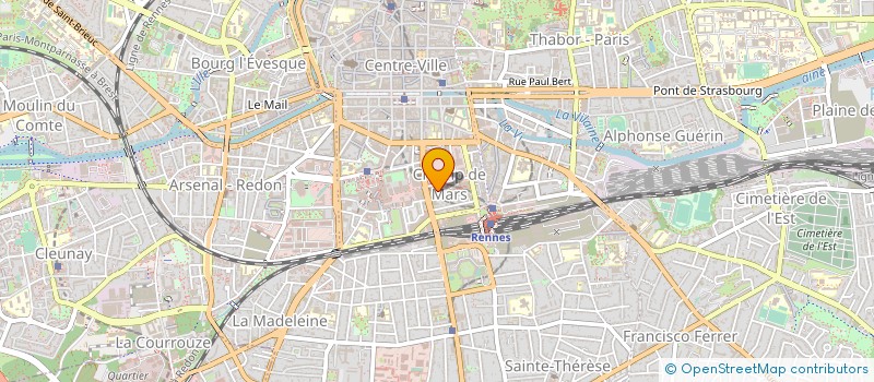 localisation de l'entreprise COLLECTIF CHANT CHORAL EN BRETAGNE  RENNES