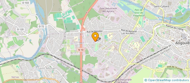 localisation de l'entreprise COLLECTIF CHARENTE ANGOULEME BASSEAU à ANGOULEME