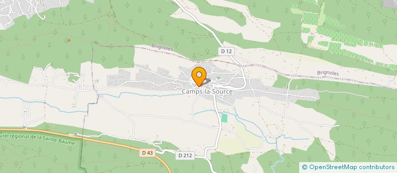 localisation de l'entreprise COLLECTIF CITOYEN CAMPSOIS  CAMPS-LA-SOURCE