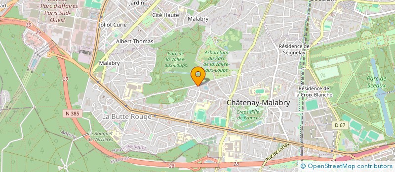 localisation de l'entreprise COLLECTIF CITOYEN CHATENAISIEN  CHATENAY-MALABRY