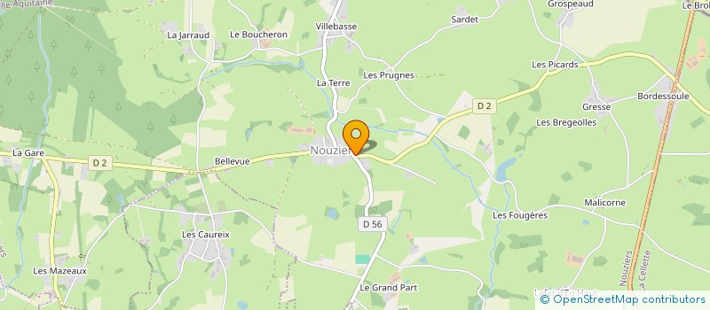 localisation de l'entreprise COLLECTIF CITOYEN CREUSOIS L'ECHALIER à TERCILLAT