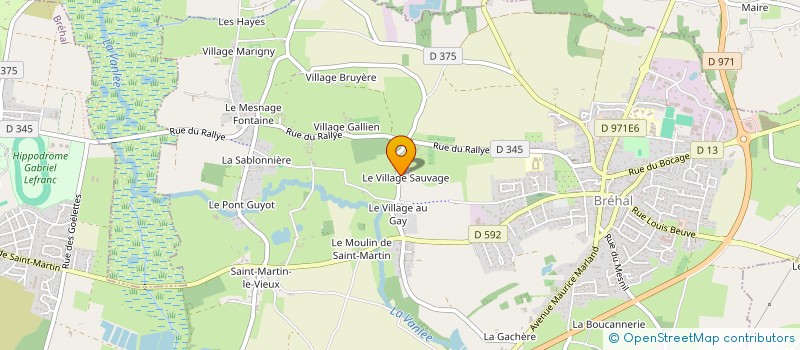 localisation de l'entreprise COLLECTIF CITOYEN DE BREHAL  BREHAL