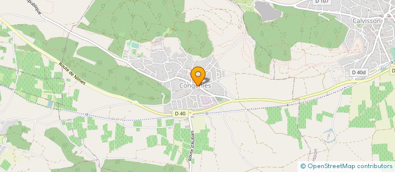 localisation de l'entreprise COLLECTIF CITOYEN DE CONGENIES POUR L'ACCUEIL DES REFUGIES  CONGENIES