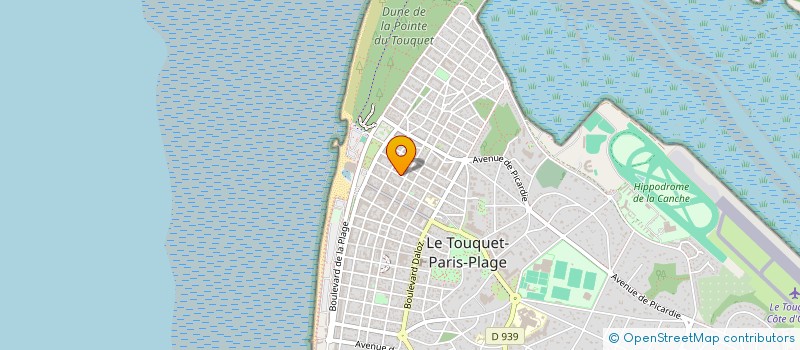 localisation de l'entreprise COLLECTIF CITOYEN MER ET TERRES D OPALE  LE TOUQUET-PARIS-PLAGE