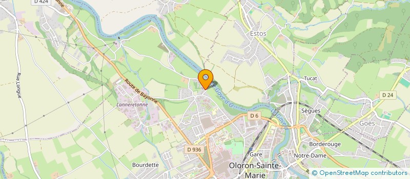 localisation de l'entreprise COLLECTIF CITOYEN OLORON  OLORON-SAINTE-MARIE