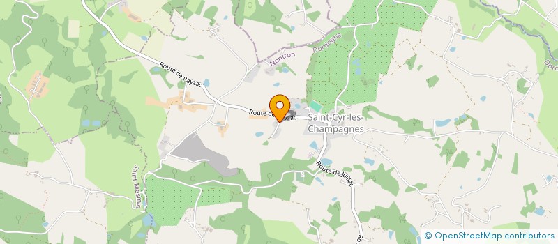 localisation de l'entreprise COLLECTIF CLUB PISCINE  SAINT CYR LES CHAMPAGNES